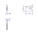 Ver imagem 2 de Fecho Portão Zincado para Serralheiro Ref. 21118 - Loth