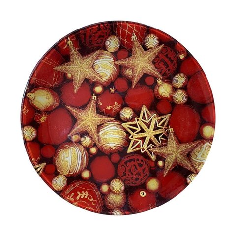 Prato Decorativo Natalino Cristal - 1,50x18cm