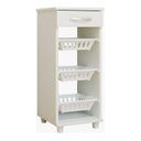 Ver imagem 2 de Fruteira para Cozinha 1 Gaveta 3 Bandejas Branco