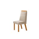 Ver imagem 4 de Conjunto de Jantar Mesa Áustria 0,90x0,90 Tampo MDF/Vidro com 4 Cadeiras Catar Yescasa Marrom/Castanho/Creme/Off White