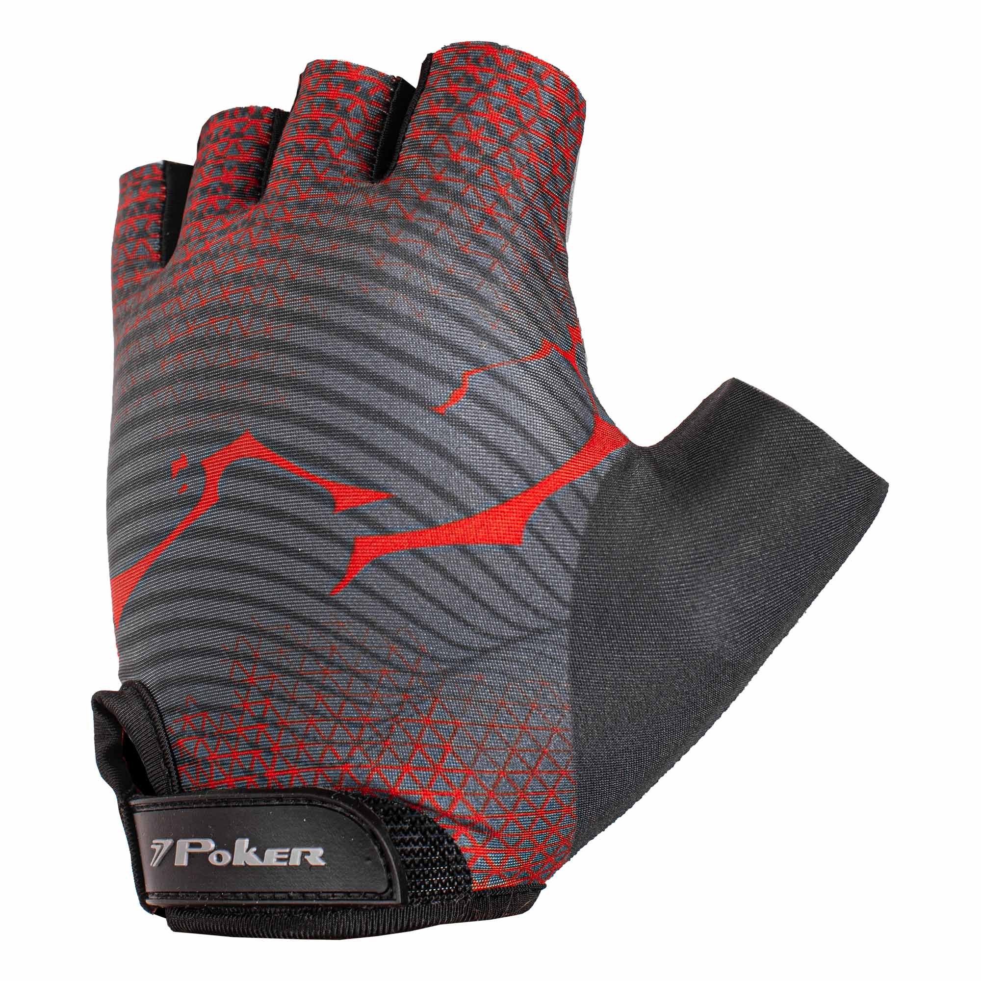 Luva Para Ciclista Bike Bicicleta Com Gel Super Confortavel:P/VERMELHO ...
