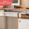Escrivaninha Mesa Escritório Versa Home 136cm 1 Porta - 10