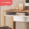 Escrivaninha Mesa Escritório Versa Home 136cm 1 Porta - 11