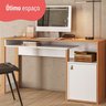 Escrivaninha Mesa Escritório Versa Home 136cm 1 Porta - 9