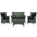 Ver imagem 1 de Jogo Sofá e 2 Poltronas e Mesa Igapó Alumínio Preta Corda Náutica E12 Trama Original