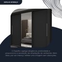 Ver mais imagens de Guarda-Roupa Casal 3 Portas 1 Porta Espelhada com Pés Milão 100% MDF Yescasa Preto