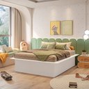 Ver imagem 1 de Cama Casal/Queen Juvenil Ária 165CMX200CMX41CM Yescasa Branco