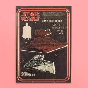 Quadro Vintage Star Wars Destroyer
