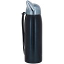Ver imagem 2 de Garrafa Térmica Squeeze Academia Treino 21x6x6cm 320ml Inox Azul Parede Dupla Crush