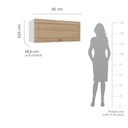 Ver imagem 4 de Armário Aéreo 1 Porta Basculante Pérola