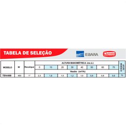 Bomba Submersa Vibratória Tsv-900 450 W Monofásico Motor Thebe Ip68 127v - 6