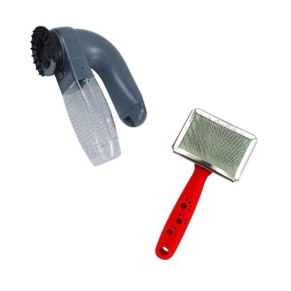 Aspirador de Pelos para Cães e Gatos Portátil + Rasqueadeira - 1