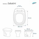 Ver imagem 2 de Tampa de Vaso Decorada Sabatini Icasa 4 Borboletas Cristal