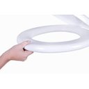 Ver imagem 4 de Assento Almofadado Perfumado Oval Cinza Tampa para Vaso Univ