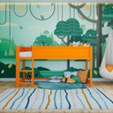 Ver imagem 1 de Cama Alta Infantil em Madeira e MDF Sureleve Yescasa Laranja