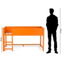 Ver imagem 4 de Cama Alta Infantil em Madeira e MDF Sureleve Yescasa Laranja