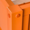 Ver imagem 6 de Cama Alta Infantil em Madeira e MDF Sureleve Yescasa Laranja