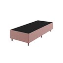 Ver imagem 7 de Conjunto Colchão Mola Ensacada e Base Box Solteiro 67x88x188cm Cairo Yescasa Rosa/Rose