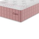 Ver imagem 4 de Conjunto Colchão Mola Ensacada e Base Box Solteiro 67x88x188cm Cairo Yescasa Rosa/Rose