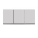 Ver mais imagens de Armário de Cozinha Modulado de Canto Direito 4 Peças Cp39 com Pia Inox Branco - Lumil Lumil Móveis