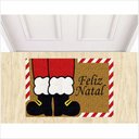 Ver imagem 1 de TAPETE FELIZ NATAL BOTA DO PAPAI NOEL COR URO