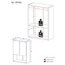 Armário Lavanderia com 2 Portas Multimóveis Branco - 4
