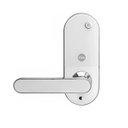 Ver imagem 3 de Combo Fechadura Digital Ymc 420w Branca Biometria, Senha