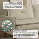 Ver imagem 5 de Sofá Living 3 Lugares com Pés em Madeira Maciça 210cm Sololá Yescasa