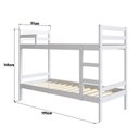 Ver imagem 3 de Beliche Solteiro Uno de Madeira Maciça com Lastro