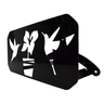 Suporte Mangueira Jardim BEIJA FLOR PRETO ALL STYLE - 1