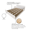 Ver imagem 6 de Cama Infantil Montessoriana Casal New Cori Branco