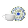 Conjunto com 6 Xícaras de Chá com Pires Naples 250ml Alleanza Cerâmica - 1