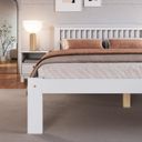 Ver imagem 4 de Cama de Casal Júlia de Madeira Maciça com Lastro Branco
