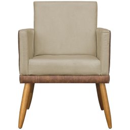 Kit 10 Poltrona para Recepção Lis Corino e Suede Cores - 3