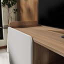 Ver imagem 5 de Rack para Tv até 65'' com 2 Portas 150cm John - Natural/branco