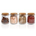 Ver imagem 1 de 4 Porta Tempero Condimento Grande Vidro Grosso Rolha 190ml