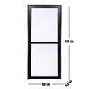 Ver imagem 3 de Porta Visione de Alumínio Linha Veneza 210x80 Lado Esquerdo