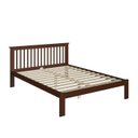 Ver imagem 5 de Cama de Casal Júlia de Madeira Maciça com Lastro Marrom/Walnut