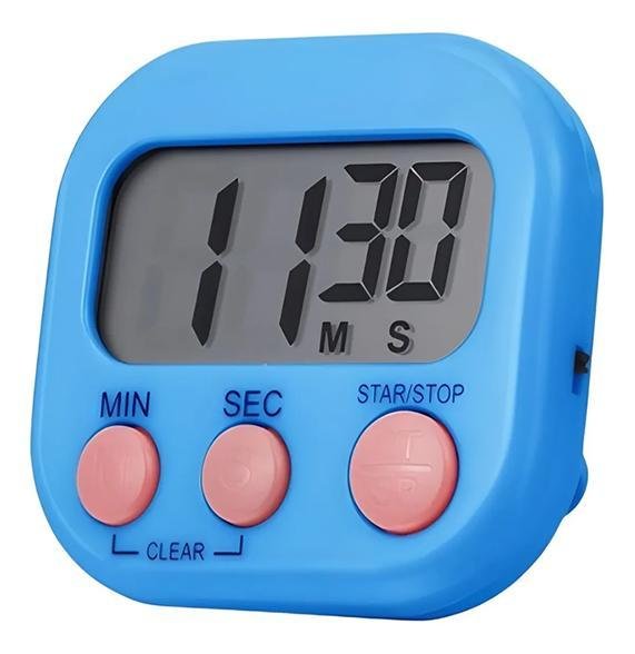 Modelo Timer Timer Digital Temporizador Cronometro de Cozinha com Imã | MadeiraMadeira