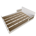 Ver mais imagens de Cama Infantil Montessoriana Casal New Cori Branco/Carvalho Mel