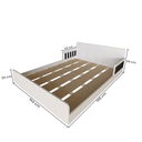 Ver imagem 3 de Cama Infantil Montessoriana Casal New Cori Yescasa Branco/Preto