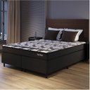 Ver imagem 1 de Conjunto Colchão Ortopédico e Base Box Queen 57x158x198cm Ambar Yescasa Preto