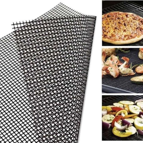 Kit 2 Tela Grill para Churrasco Antiaderente Teflon Grelha