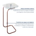 Ver imagem 6 de Mesa Lateral de Sofá Roma 37cm X 30m X 70cm