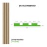 Painel Ripado Eva Laminado Autocolante 10cm Rpdol Madeto Carvalho Valor por Metro - 3