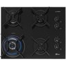 Cooktop a Gás Fischer 4 Bocas Tc Fit Line Trempe Iron - 1