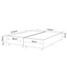 Conjunto Colchão Duplo Molejo e Base Box King 78x193x203cm Chile Yescasa - 8