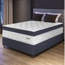 Ver imagem 2 de Conjunto Colchão Duplo Molejo e Base Box Casal 78x138x188cm Chile Yescasa