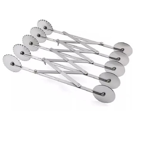 Cortador para Massa Carretilhas Ajustáveis de Inox 5 Lâminas FRG6520