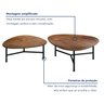 Conjunto com 2 Mesas de Centro Folha - 8